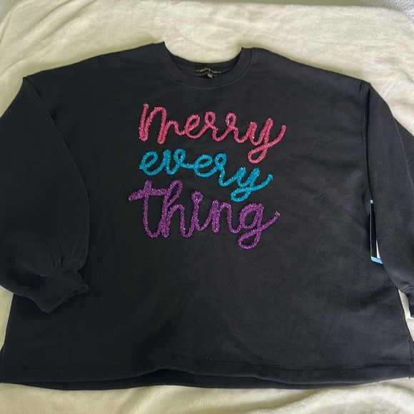 State of Mine Merry Every Thing Crewneck NWT - Picture 6 of 10